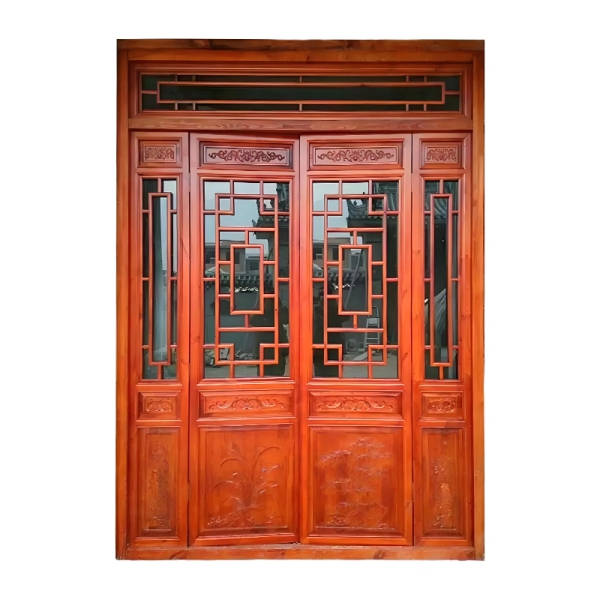 Wooden flower window