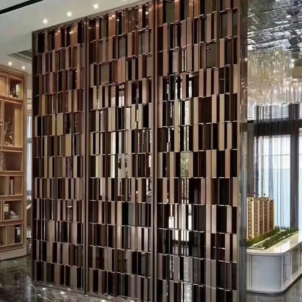 Stainless steel partition